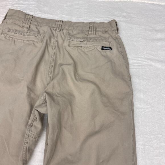 Arborwear Pants Mens 32x32 Cotton Beige Tan Canvas Tree Climber Workwear - Picture 4 of 9